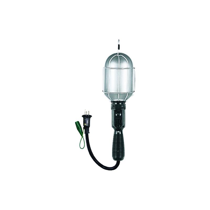 ハタヤリミテッド 補助コードハンドランプ 100W用(電球なし) 接地付コンセント付 CM-0G