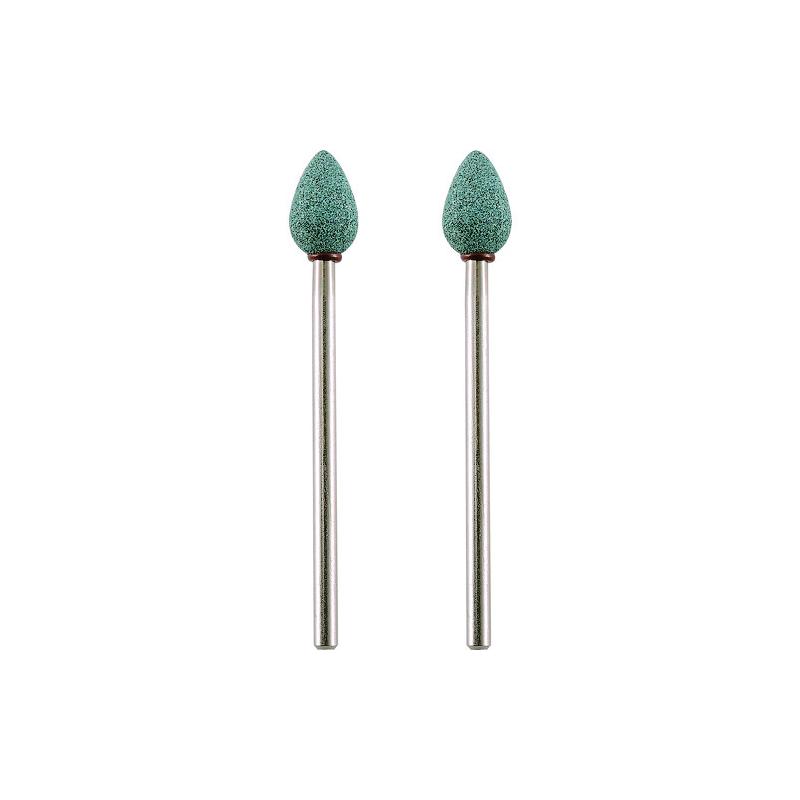 キソパワーツール PROXXON マイクログラインダー用先端工具 軸付き砥石2本(GC150) 卵 26778