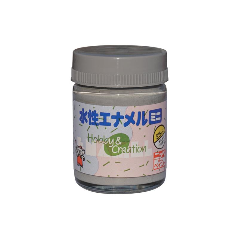 ニッペホームプロダクツ 水性エナメルミニ 25ml グレー HSB003-25 1個 49365320