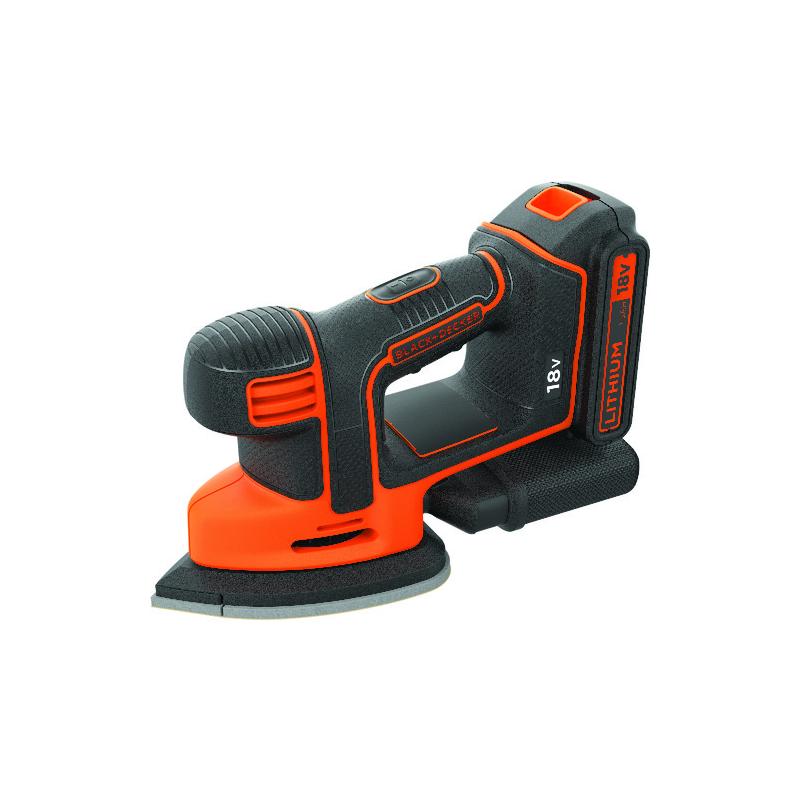 スタンレーブラック アンド デッカー B D 18Vコードレスマウスサンダー(充電器 1バッテリー付) BDCDS18-JP