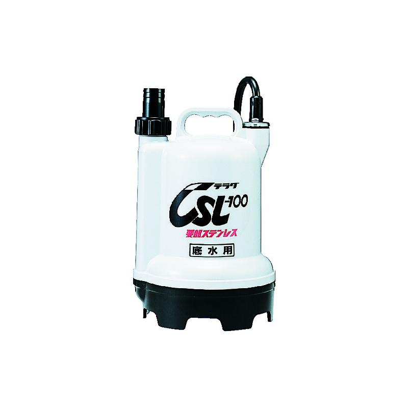 商品名寺田ポンプ製作所 TERADA 要部ステンレス水中ポンプ 底水用 50Hz CSL-100L 50HZメーカー名寺田ポンプ製作所商品名称TERADA 要部ステンレス水中ポンプ 底水用 50Hz型番CSL-100L 50HZ※ご注文前の確認事項・お支払い方法：クレジット決済、銀行振込（商品代引き不可） ・発送に関して：メーカー直送（運送業者の指定は出来ませんのでご了承下さい） ・在庫に関して：欠品の場合は都度ご連絡させて頂きます。 ・送料に関して：北海道、沖縄、離島等は別途となる場合があります。都度ご相談下さいませ。 ・その他：廃盤や価格変更、仕様変更、品番変更等が行われる場合があります。予めご了承ください。