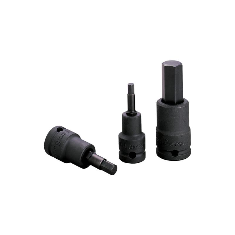 Rakuten - TONE インパクト用ヘキサゴンソケット(強力タイプ) 対辺寸法6mm 全長50mm 3KH-06