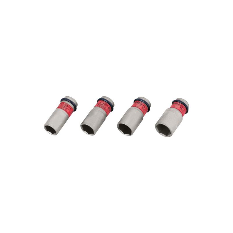 TONE インパクト用薄形ホイルナットソケット(自動車整備用) 対辺寸法22mm 差込角12.7mm 4A-22N