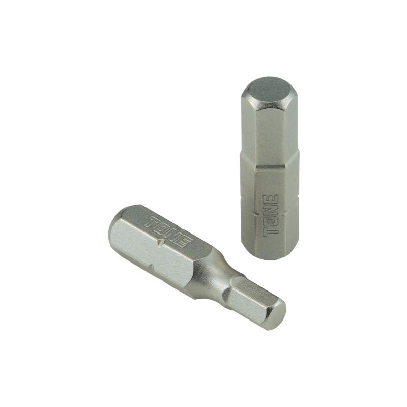 Rakuten - TONE オフセット式ラチェットドライバー用ビット ヘキサゴンビット 二面幅寸法6mm BTH6S