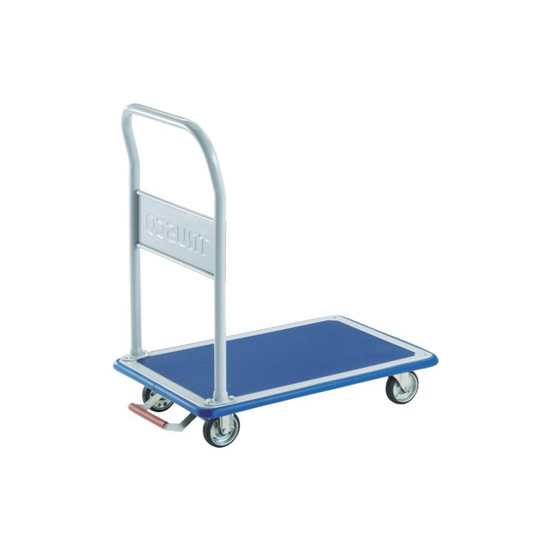 トラスコ中山 TRUSCO プレス製台車 ドンキーカート 固定式1225×775 ピン式固定車ストッパー付 1台 502NKB