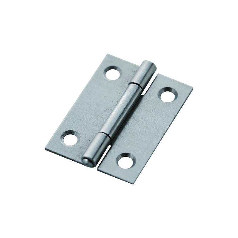 Rakuten - トラスコ中山 TRUSCO スチール製薄口普通蝶番 生地仕上げ 全長31.5mm (10個入) 1袋 550-32N