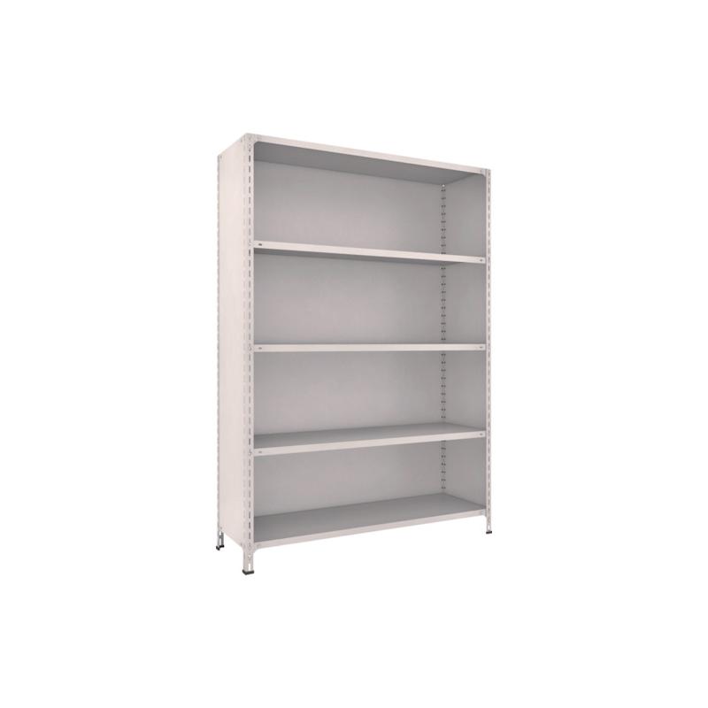 Rakuten - トラスコ中山 TRUSCO スチールラック 軽量棚背板・側板付 W1500XD450X2100 5段 ネオグレー 1台 75X-25