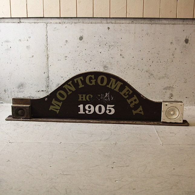 乐天商城 - antique wooden arach sign 古いアーチ型の木製看板【中古】送料別【アメリカンアンティーク】