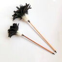 羽根はたき 尾毛 2点セット(S、L) // インテリア 掃除 ほこり取り フェザー ダスター ハタキ ひな人形 仏壇 毛ばたき 埃取り 日本製 // その1