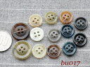 15mmx11 20mmx2 色違い ボタン 13個セット Button 釦 プラスチック ソーイング 裁縫 洋裁 雑貨 手作りに 【0815楽天カード分割】 02P05Oct15 1