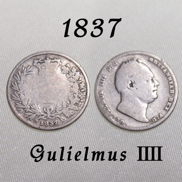 1837年 ウィリアム4世 イギリスの古い通貨 幸福の6ペンスコイン 銀貨 スターリング シルバー ハッピー ウェディング シックスペンス 花嫁の左の靴に銀の6ペンス ラッキー シックスペンス 幸運を運ぶアンティーク銀貨 幸せな結婚の為に プレゼント 【中古】