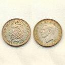 shilling シリング 1937年 発行初年 ジョージ6世 獅子と王冠 イギリス 50% .500 シルバー Silver アンティーク銀貨