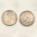 イギリス 3ペンスコイン 1915年 ジョージ5世 .925 スターリング シルバー 銀貨 スリーペンス threepence(3)