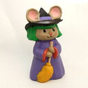 1993年 ハロウィン マウスウィッチ ネズミの魔女 メリーミニチュア キープセーク オーナメント プレゼント ギフト ヴィンテージ 置物 フィギュア 雑貨 ホ...
