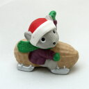 【 X'mas 】 1992年 クリスマス マウス イン カー ピーナッツ ソリ ネズミ ツリー キープセーク オーナメント プレゼント ギフト クリスマス ヴ...