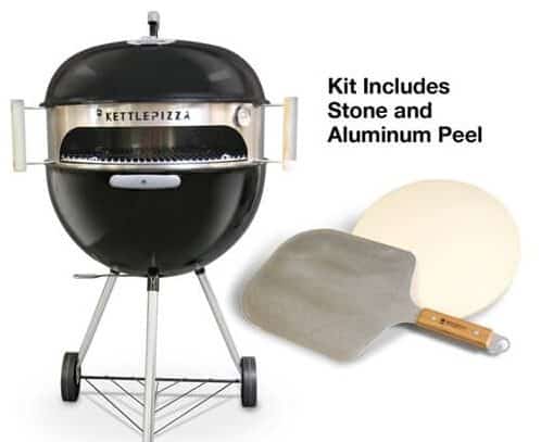 【正規輸入品】【アメリカ製】KPDU-22 ケトルピザ デラックスUSAキット (ピザ窯アタッチメント・アルミピール・ピザストーン)KettlePizza Deluxe USA野外で本格ピザが楽しめる!weber47、57cmグリル対応ピザ窯キッド簡単セッティングBBQが楽しくなる