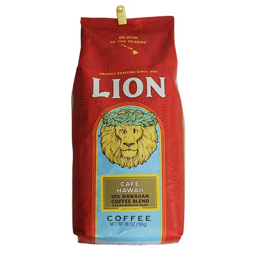 ライオンコーヒー 【宅急便】ライオンコーヒー　ハワイ　793g　レギュラーコーヒー(粉)　カフェハワイ　LION COFFEE　コストコ