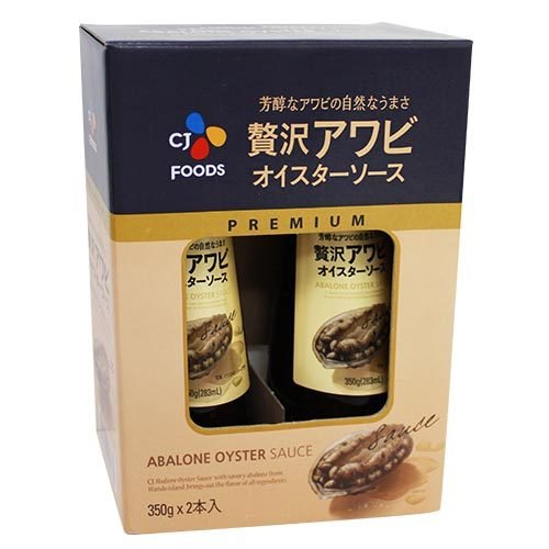 CJジャパン　贅沢アワビオイスターソース　350g×2本　海鮮　調味料　贅沢　チャーハン　野菜炒め　スープ　コストコ