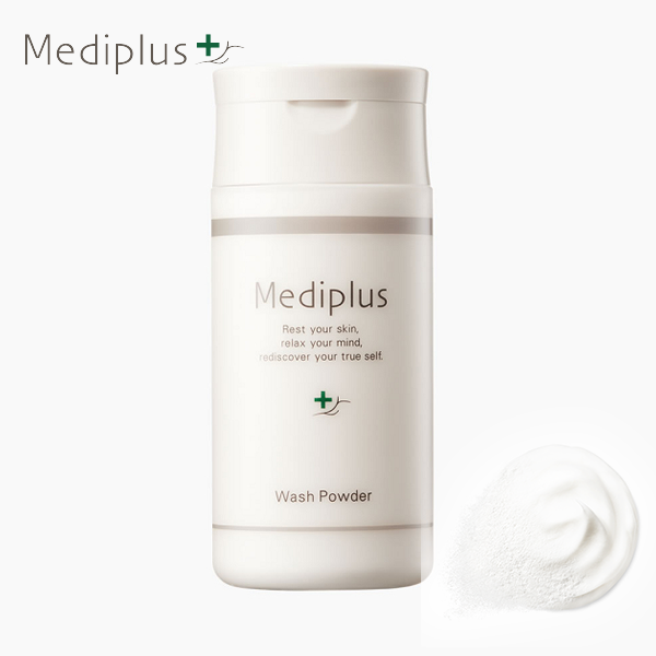 メディプラス ウォッシュパウダー 60g (2か月分) | 酵素洗顔料 パパイン酵素 泡洗顔 保湿 毛穴 角質 黒ずみ 乾燥肌 にきび予防