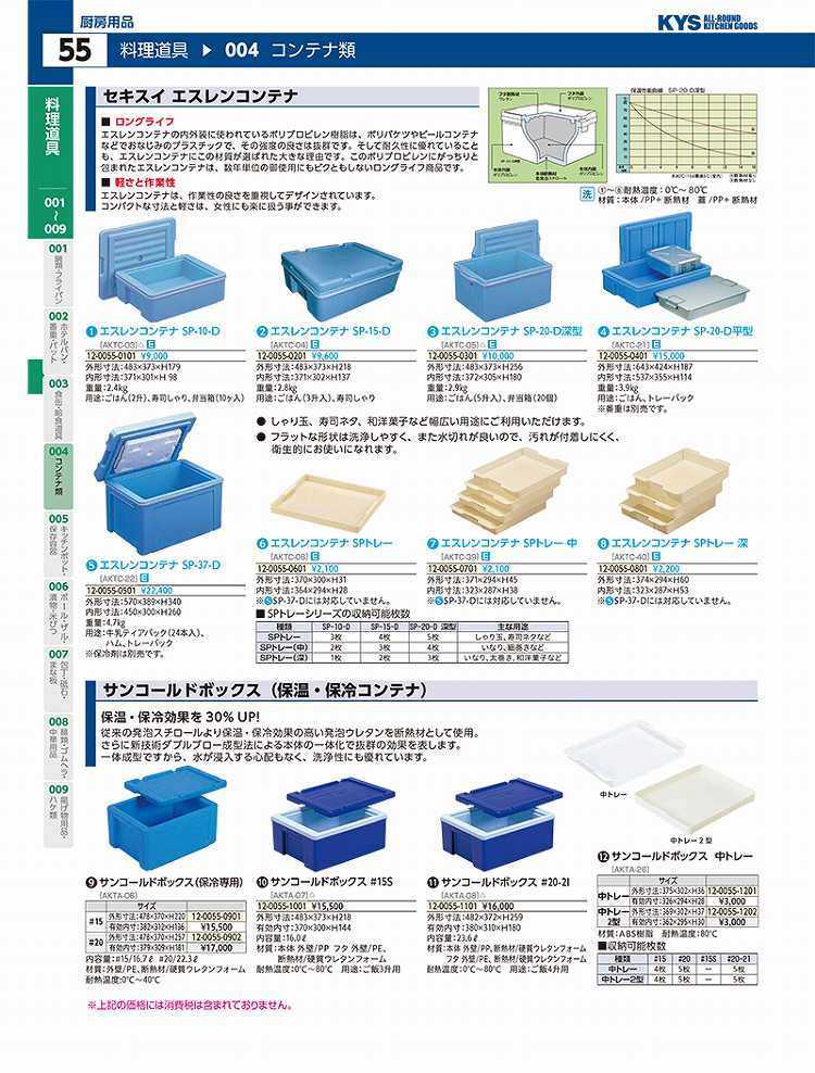 エスレン コンテナ SP-20-D深型 楽天市場】エスレンコンテナ SP-20-D(深) 蓋付 深型【厨房館