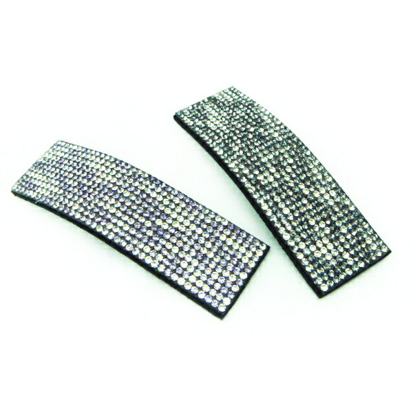 ストーンやパールを敷き詰めたスクエアパッチン留めヘアアクセサリー ヘアーアクセサリー パッチンどめ スリーピン ラインストーン パール 結婚式 パーティー 発表...