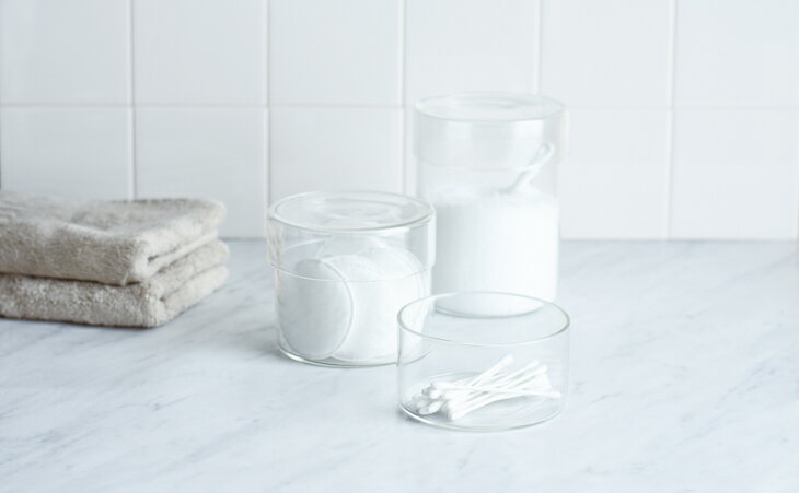 KINTO キントー SCHALE シャーレ ガラスケース M キャニスター 耐熱ガラス 保存瓶 容器 蓋付き キッチン 雑貨 フラワーベース 花器 テラリウム インテリア ディスプレイ おしゃれ シンプル 電子レンジOK 食器洗浄機OK 小物 植物 透明 クリア