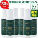 【6本セット 30%off】薬用育毛剤メリディアン 医薬部外品 MERIDIAN 男性用 女性用 育毛剤 発毛促進 薄毛 抜け毛 育毛 ふけ 頭皮 かゆみ 産後の脱毛 病後の脱毛 【送料無料】