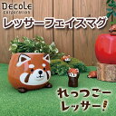 DECOLE デコレ れっつごーレッサー！ レッサーフェイスマグ MG-62394 マグカップ 食器 陶器 飾り 装飾 レッサーパンダ