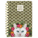 【ポイント3倍1(月)9時終了】 猫 柄 B6 リング ノート メモ帳 【まとめてお得 3千円以上 送料無料 】40枚綴り ねこ 好き 女子 に かわいい 文房...