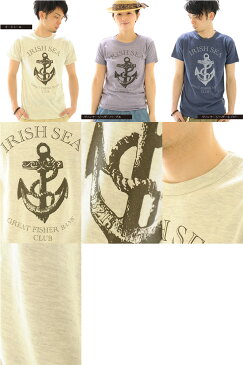 Tシャツ メンズ レディース 半袖 ファッション トップス 綿 おもしろ オリジナル ロゴ アメカジ キレイ目 カジュアル デザイン 通販 白 黒 ペアルック 限定 おしゃれ シンプル プリント メッセージ 男女兼用 サイズ 服 春 夏 IrishSea