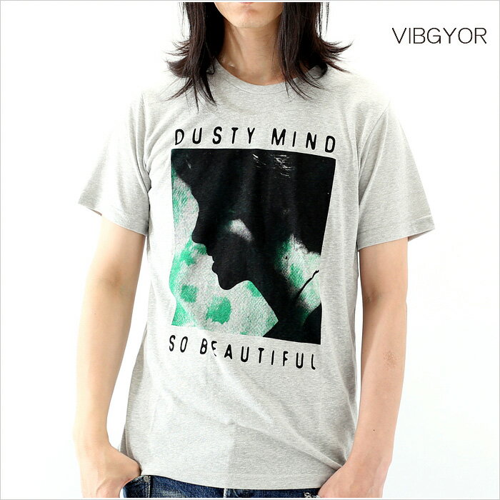 VIBGYOR ビブジョー Tシャツ メンズ DUSTY MIND M Lサイズ ホワイト ブラック