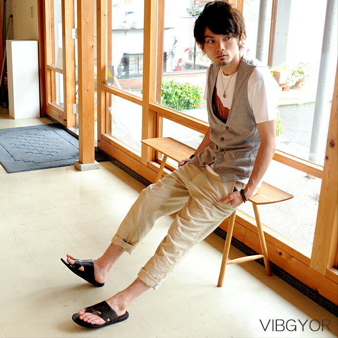 【Fashion THE SALE93%OFF】メンズ ジレ スラブカットジレ 【vibgyor /ビブジョー /】 服