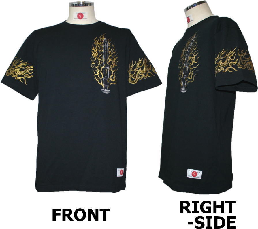 和柄 Tシャツ「八岐大蛇」半袖 tシャツ ヤマタノオロチ 龍 仏画 京都 バレンタイン 送料無料 メンズ レディース 大きいサイズ 生地 服 手染 京友禅格安通販　バレンタイン　人気　ランキング