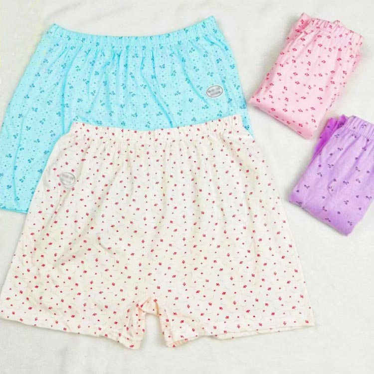 8枚入り トランクス パンツ ハイウエスト ショーツ 花柄 可愛い 深ばき ボックスショーツ 綿 女性用 おやすみパンツ 8枚入り 下着 ゆったり ボクサーパンツ トランクスショーツ らくちん アンダーウェア 婦人 ママ 母の日 ギフト 2