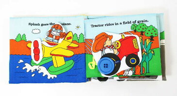 ◎【Fisher-Price/フィッシャープライス】『クッション絵本/THINGS THAT GO』 アメキャラ・アメリカ雑貨・アメリカン雑貨・子供・キッズ・プレゼント・英語・絵本