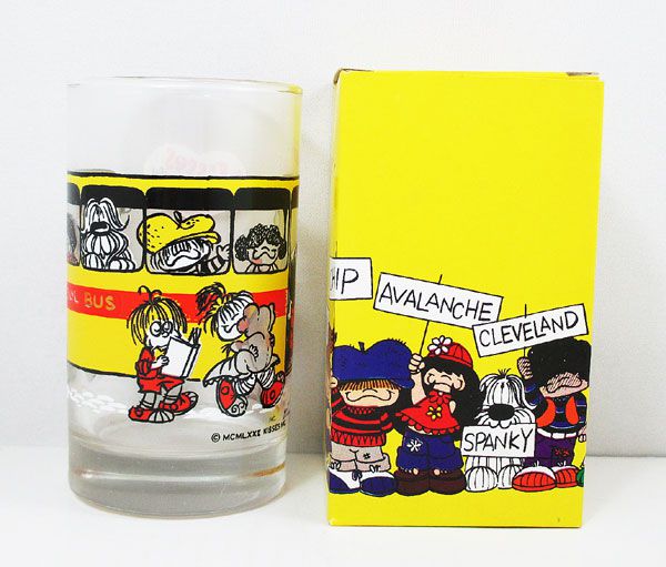 樂天商城 - ◎【ヴィンテージ品/昭和レトロ】KissesFamily『キッシーズファミリー グラス/スクールバス』コップ・キャラクター