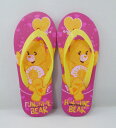 【 ケアベア Care Bears 】 『 ビーチサンダル FUNSHINE BEAR 』サンダル sandal かわいい 熊 ベアー 夏 コーデ fashion ファッション 潮干狩り 川遊び 海水浴 砂浜 ビーチ アメキャラ アメコミ アメリカン雑貨 アメリカ雑貨 アメ雑