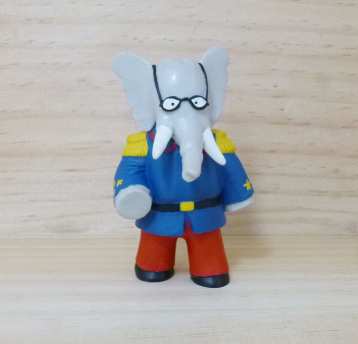 〇PLASTOY社製 ババール PVCフィギュア 『コーネリアス』 コルネリウス ぞうのババール・The Story of Babar アメリカン雑貨 アメリカ雑貨 アメ雑