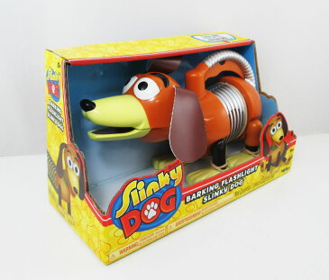 【TOY STORY/トイストーリー】 『スリンキードッグ サウンド フラッシュライト（懐中電灯）』SLINKY DOG ディズニー Disney ピクサー 映画 アニメーション アメキャラ アメリカ雑貨 アメリカン雑貨 キャンプ 肝試し