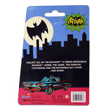 ◎【 バットマン BATMAN 】 3Dキーチェーン 『1966 TVシリーズ バットモービル』 DCコミックス・DC・アメキャラ・アメコミ・アメリカン雑貨・アメリカ雑貨・アメ雑 ・キーリング・キーホルダー