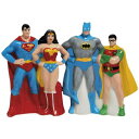 ◎【DCコミック】 ソルト&ペッパー 陶器製 『スーパーヒーローズ』 WESTLAND・ウェストランド社・塩コショウ入れ・DCコミック・DC・アメキャラ・アメコミ・アメリカン雑貨・アメリカ雑貨・アメ雑