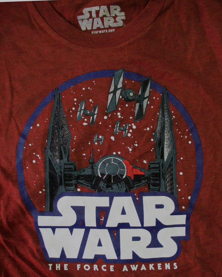 【スターウォーズ STAR WARS】Tシャツ『THE FORCE AWKENS (杢エンジ)』 アメキャラ・アメコミ・アメリカン雑貨・アメリカ雑貨・アメ雑・かっこいい・映画