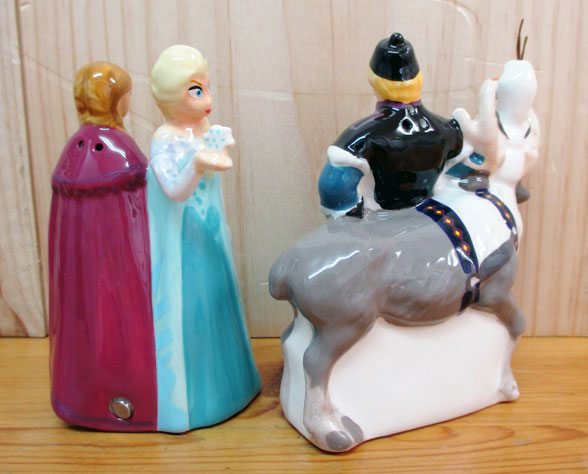 ◎【Disney/ディズニー】アナと雪の女王 ソルト＆ペッパー 陶器製 『キャラクターズ...