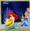 ◎【Disney/ディズニー】 ソルト&ペッパー 陶器製 『アリエル&フランダー』 WESTLAND・ウェストランド社・リトルマーメイド・塩コショウ入れ・アメキ...