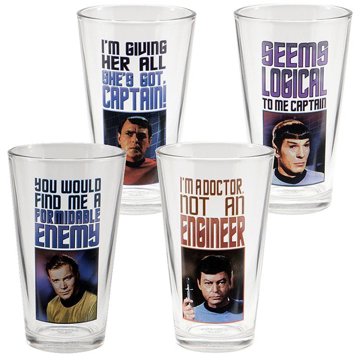 【 スタートレック STAR TREK 】『 タンブラー グラス 4個SET 473ml フェイス 』アメキャラ アメコミ 飲み物 コップ カップ マグ コレクション コレクター アメリカン雑貨 アメリカ雑貨 アメ雑画像