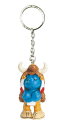 ◎【 スマーフ SMURF 】『 インディアン 呪医 PVC キーチェーン 』キャラクター 妖精 ベルギー シュライヒ キーホルダー キーチェーン かわいい フ...