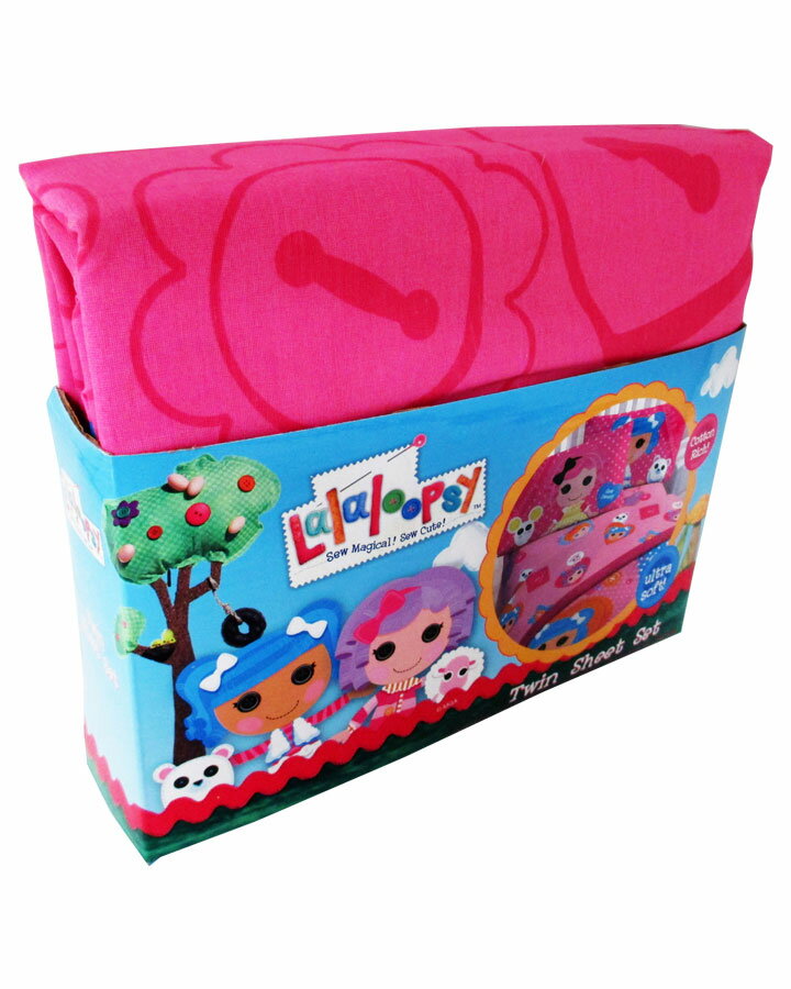 ◎【 Lalaloopsy ララループシー 】 TWIN SHEET SET（ツインシーツセット）アメキャラ アメリカ雑貨 アメ雑 アメリカン雑貨