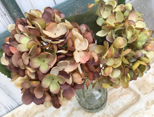 フェイクグリーン 造花 ドライ風 紫陽花（あじさい）フェイクグリーン ハイドランジアピック【インテリアグリーン スワッグ ナチュラル インテリア 雑貨 新生活 おしゃれ かわいい ディスプレイ】】】