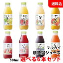 順造選 ジュース ギフト 送料無料 順造選 ジュース500ml 選べる6本セット こだわりドリンクセット マルカイ ギフト ( ブルーベリー ザクロ クランベリー にんじん )