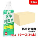 送料無料 熱中対策水 日向夏味 500ml 1ケース(24本) スポーツウォーター 水分補給 塩分補給 スポドリ ペット 赤穂化成 お取り寄せ(4)